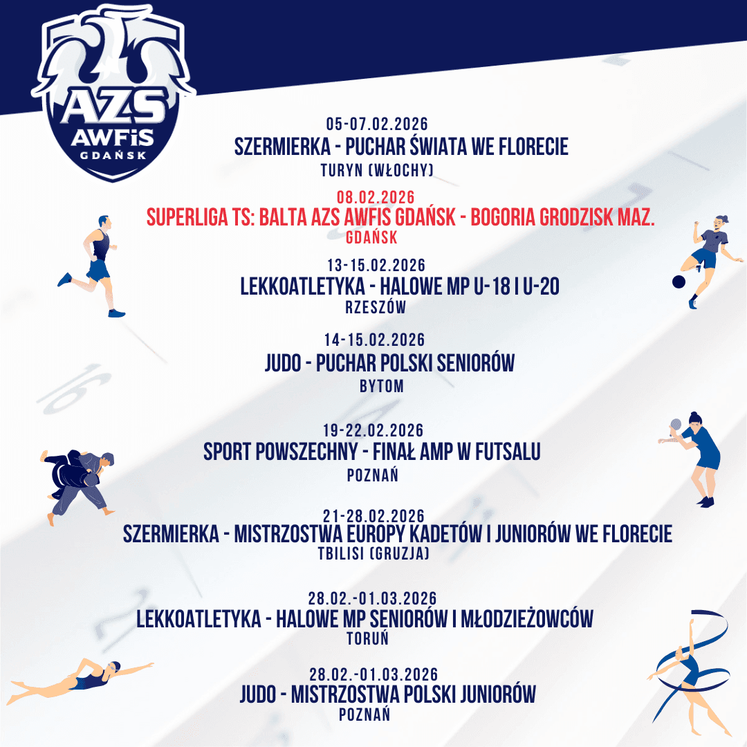 Gdzie startujemy w lutym?