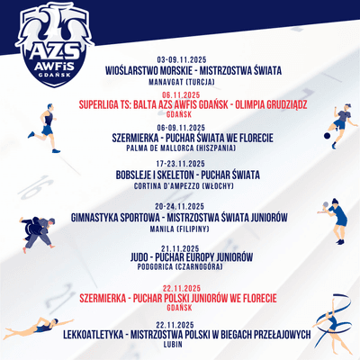 Wielkie sportowe emocje w listopadzie!