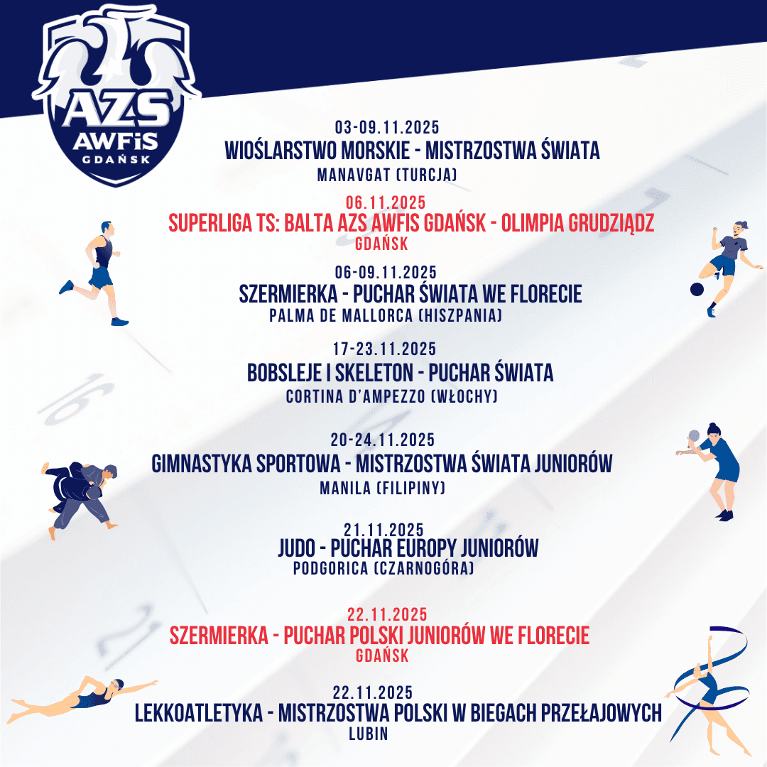 Wielkie sportowe emocje w listopadzie!