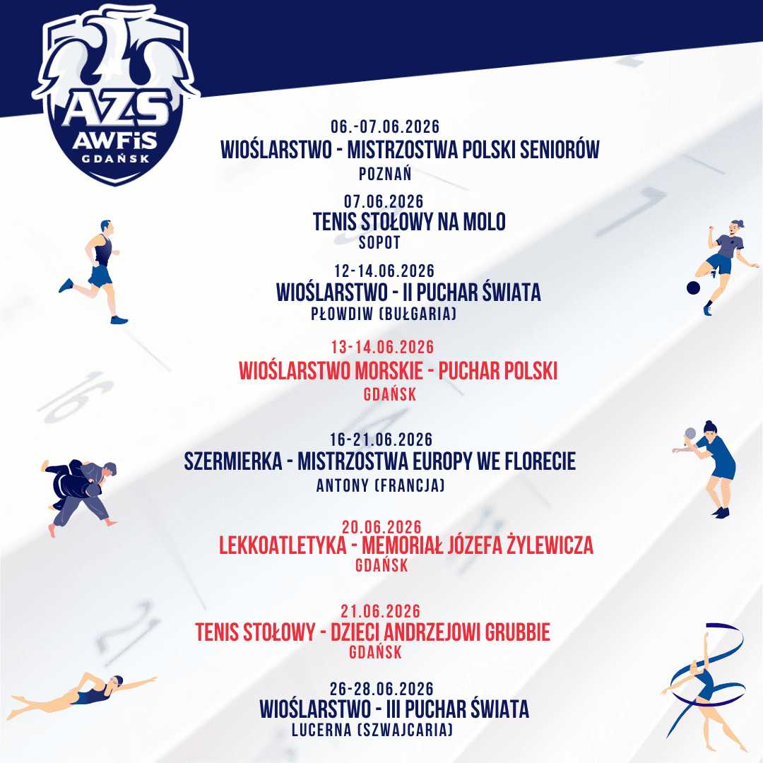 Czerwiec na arenach sportowych!